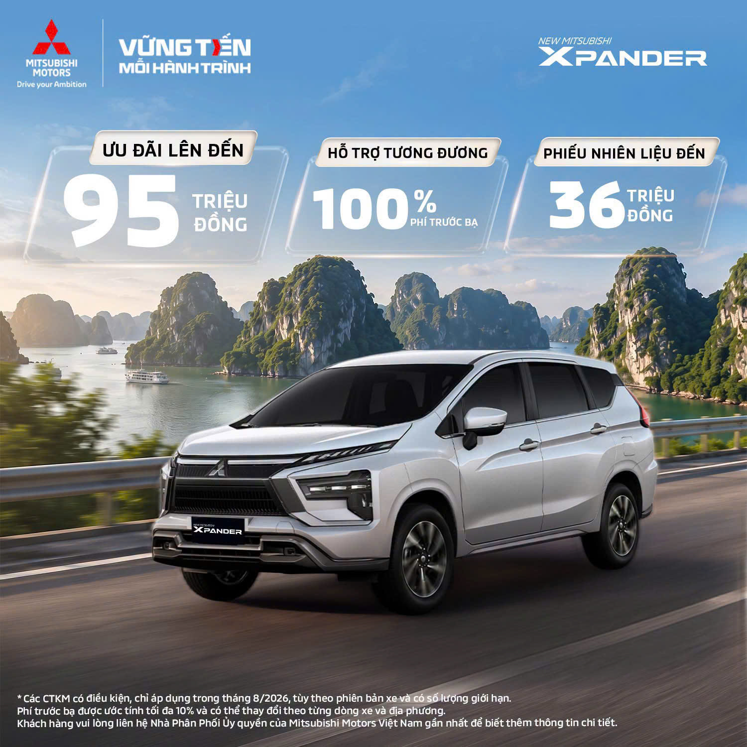 bảng giá và chương trình khuyến mãi Mitsubishi Xpander