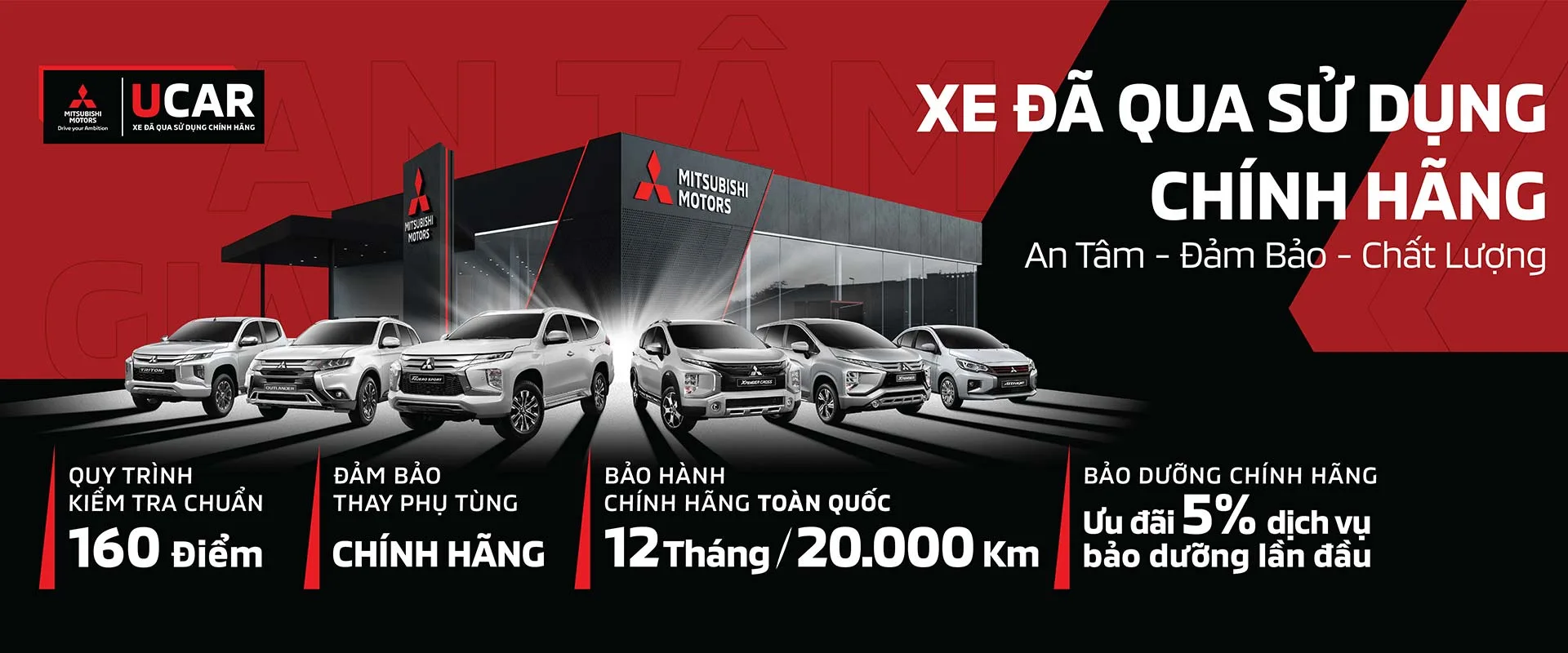 Xe đã qua sử dụng chính hãng Mitsubishi - MMV